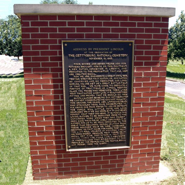 'Refurbished' View - - Address by President Lincoln Marker