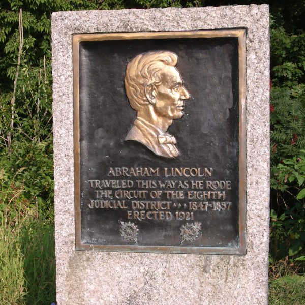 Abraham Lincoln - - Eighth District at Danville, Illinois Marker